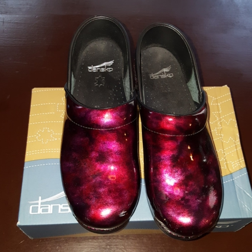 Burgundy Dansko Clogs